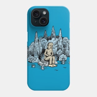 Meditating Yeti Phone Case