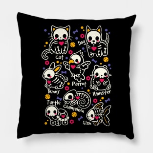 Pet skeletons Pillow