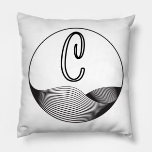 Initial Name C Pillow