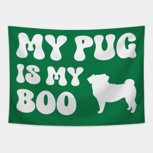 Pug Halloween Tapestry