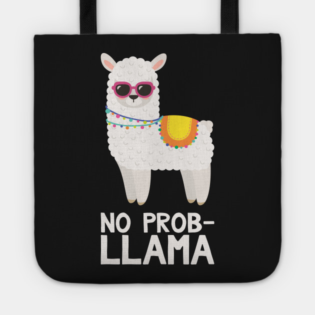 llama tote bag