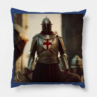 Knights Templar in The Holy Land Pillow