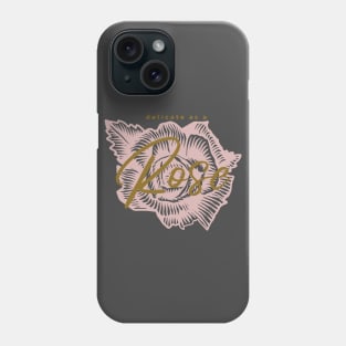 Delicate As A Rose Phone Case