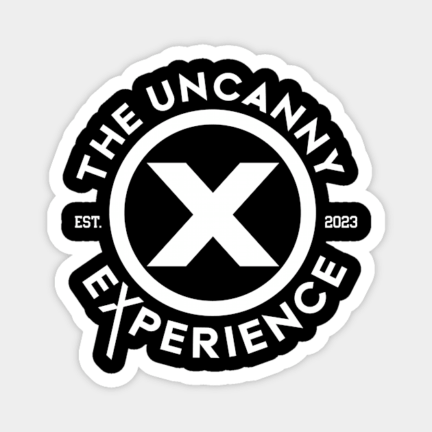 Uncanny in White Magnet by The Uncanny Experience