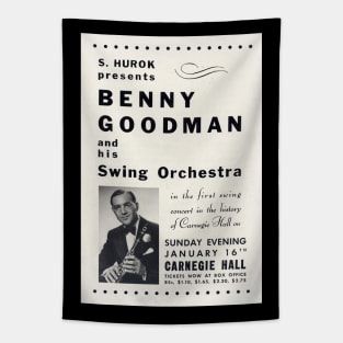 Benny Goodman - Carnegie Hall - NYC - 1938 Tapestry