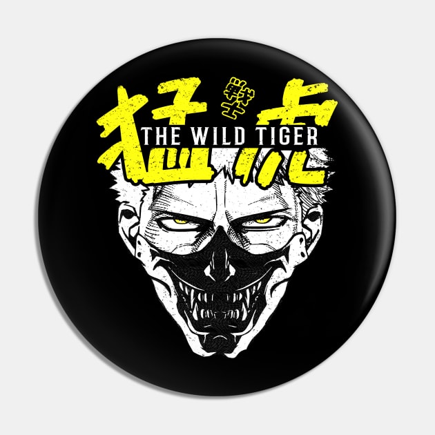 Wakatsuki Takeshi THE WILD TIGER Kengan Ashura Omega Pin by JPNDEMON