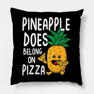 Pineapple Does Belong on Pizza Pillow