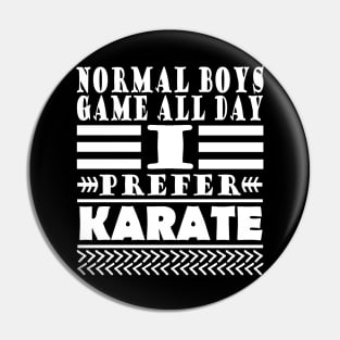 Karate Judo Martial Arts Men Guys Gift Idea Pin