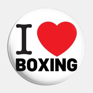 I love boxing Pin