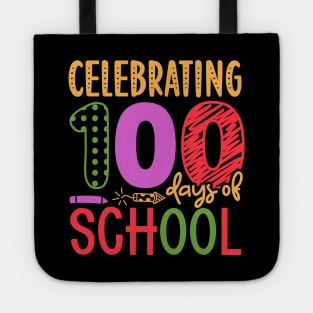 Celebrating 100 days of School Funny Gift Teacher Kids Tote