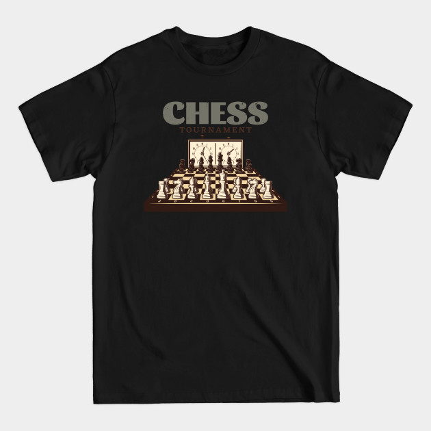 Discover Chess illustration - Chess Game - T-Shirt