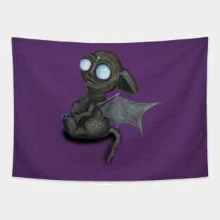 Cute dragon creature Tapestry