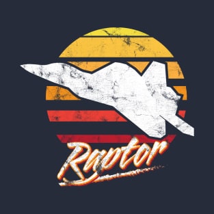 Retro F-22 Raptor T-Shirt