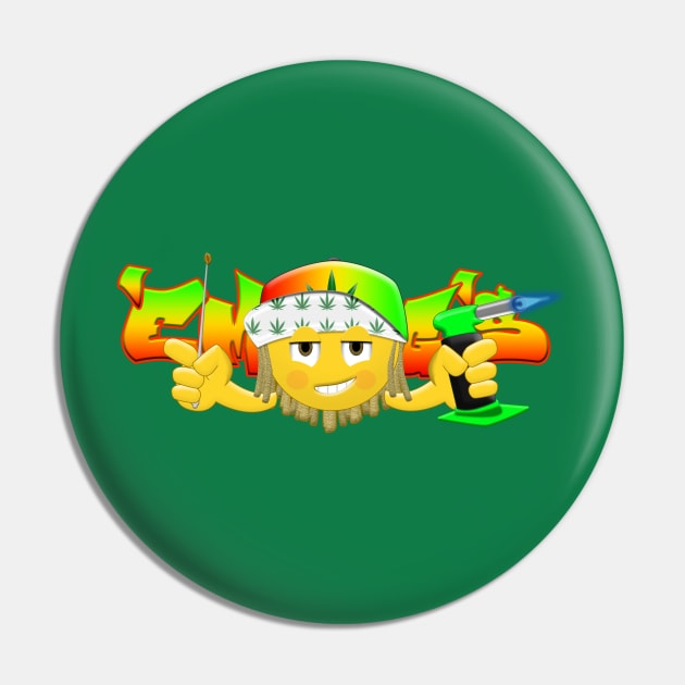 'EmOG'S Rasta Retro Pin by DV8Works