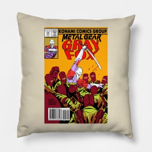 Gray Fox #15 Pillow