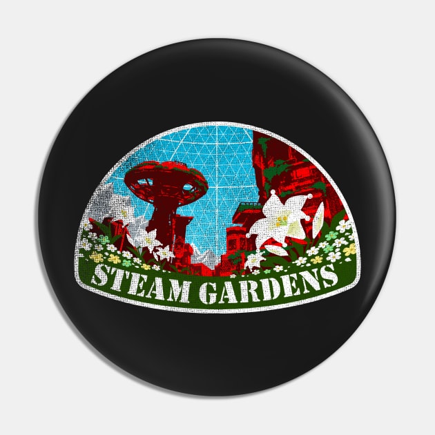 Steam Gardens Pin by duckandbear