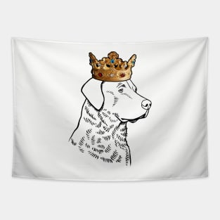 Chesapeake Bay Retriever Dog King Queen Wearing Crown Tapestry