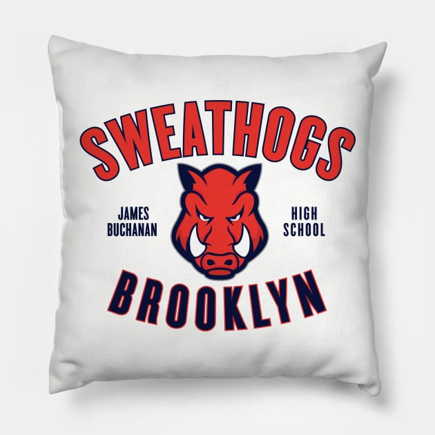 Sweathogs Pillow by MindsparkCreative