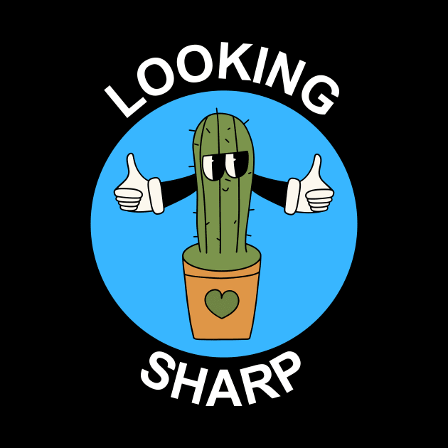 Looking Sharp | Cactus Pun by Allthingspunny