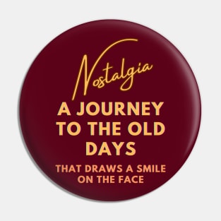 A JOURNEY TO THE PAST! Pin