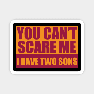 I have two sons gifts for mother's day Magnet