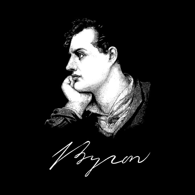 Lord Byron, English poet, Portrait by StabbedHeart