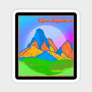 Natural scenery T-shirts - men's women's hill t-shirts. Magnet