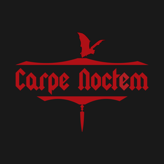 Carpe Noctem (Red) by WIZECROW