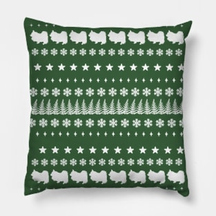 Christmas Sweater Print Pillow