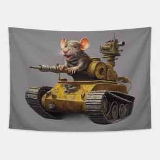 WW2 rat in tank, Tapestry