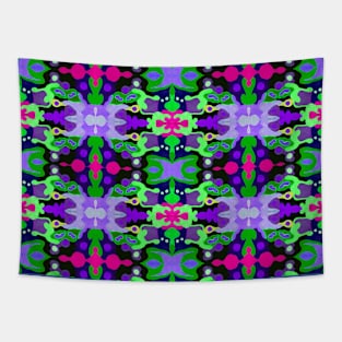 Colourful abstract pattern 2071Fb Tapestry