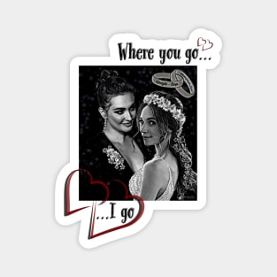 A WayHaught Wedding - Wynonna Earp #BringWynonnaHome Magnet