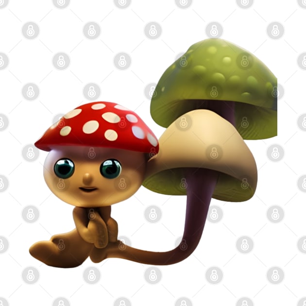 cute mushroom by mdr design