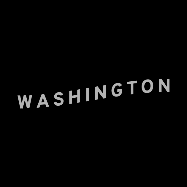 Washington Typography by calebfaires