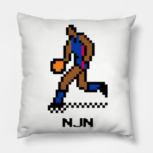 8-Bit Basketball - New Jersey Pillow