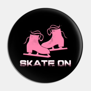 Ice Skating Girl Pin