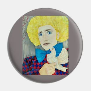 Clown Waiting for Love Pin