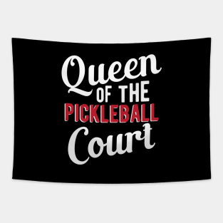 Pickleball - Queen of the pickleball court Tapestry