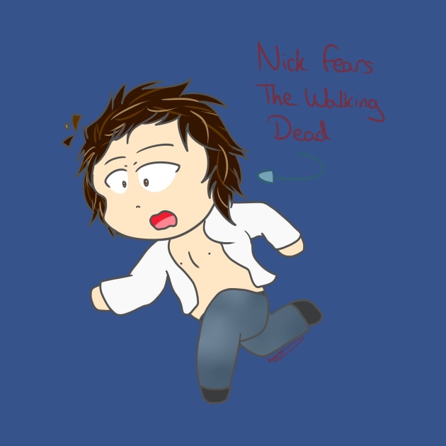 Nick Fears The Walking Dead by oh_shoot_arts