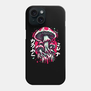 Trippy mushroom japan Phone Case