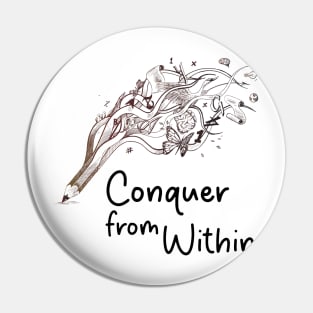 conquer from within Pin