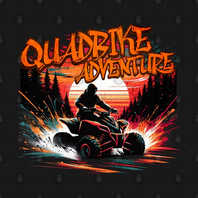 Quadbike Adventure Graffiti Design by Miami Neon Designs