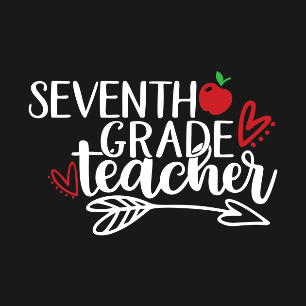 Seventh Grade Teacher by Coral Graphics