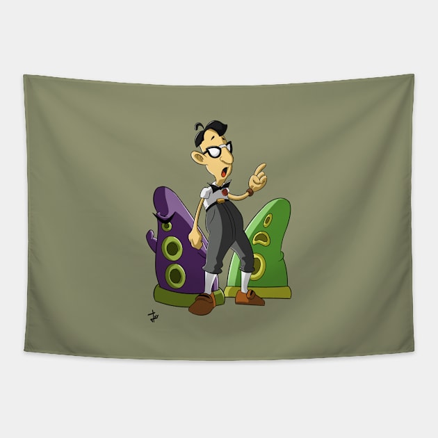 Day of the tentacle Tapestry by Sirrolandproduction