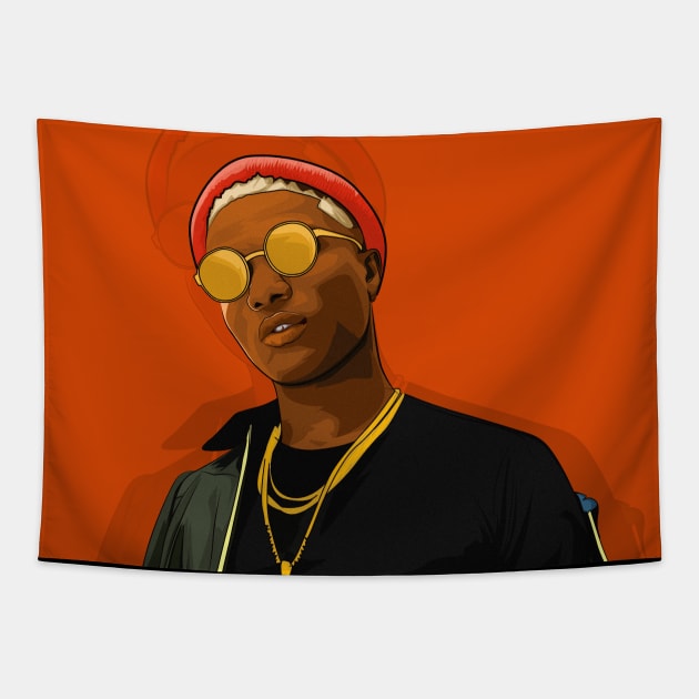 STARBOY (WIZKID) Tapestry by stooldee_anthony@yahoo.com