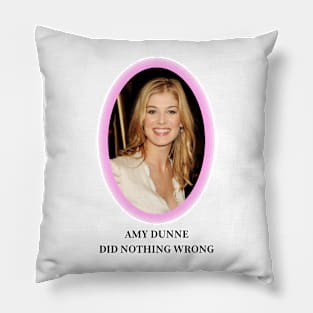 Amy Dunne Did Nothing Wrong Pillow