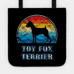 Toy Fox Terrier Vintage Design Dog Tote