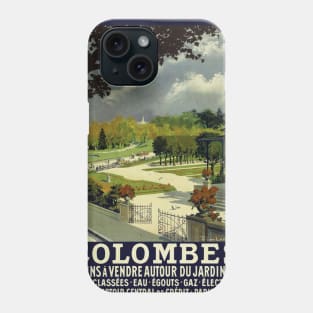 Colombes France Vintage Poster 1914 Phone Case