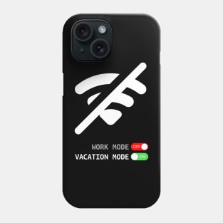 The design represents the perfect work-life balance !!! - Dark Colors Phone Case