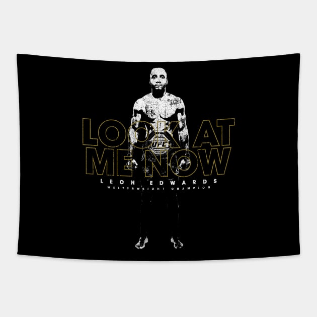 Look At Me Now - Leon Edwards Tapestry by huckblade